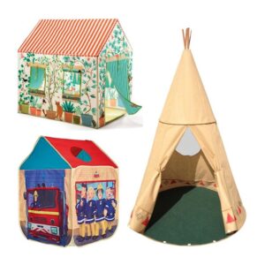 Rotaļu mājas, teltis