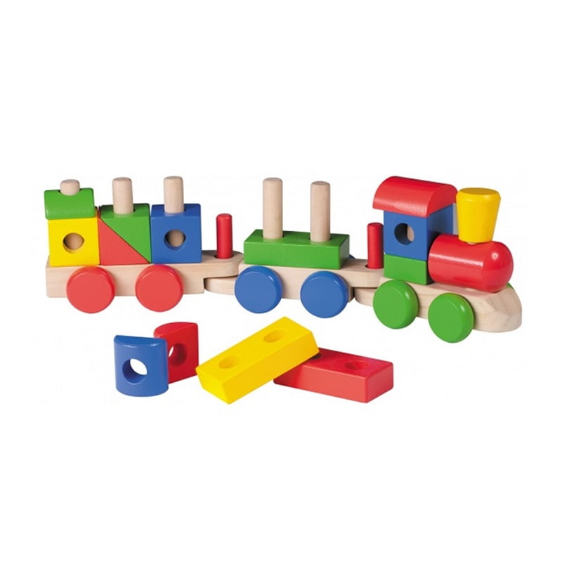 Joueco - Поезд с кубиками и формами
