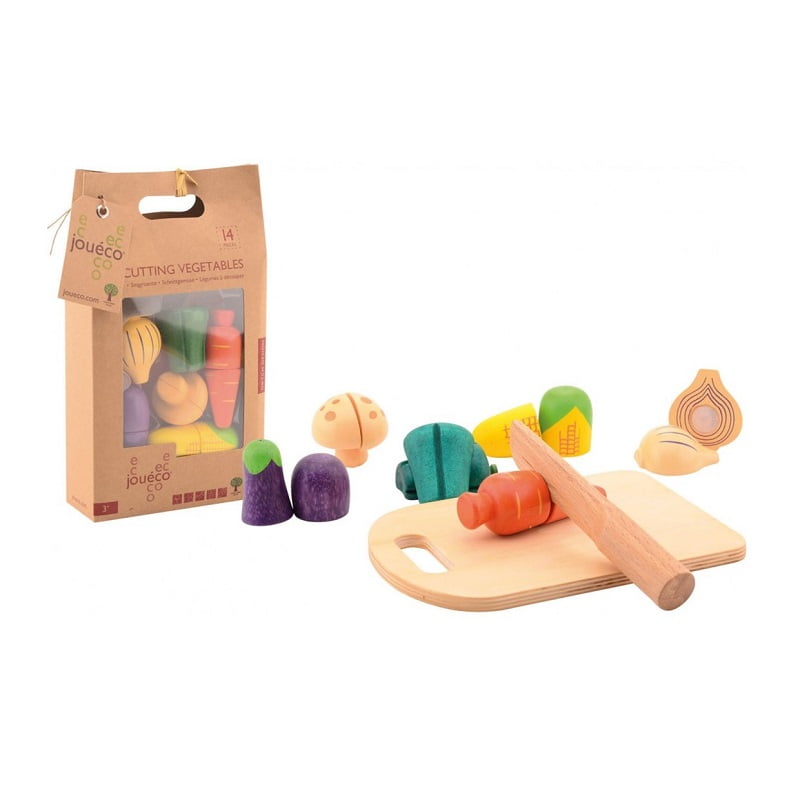 Joueco - Wooden cutting vegetables