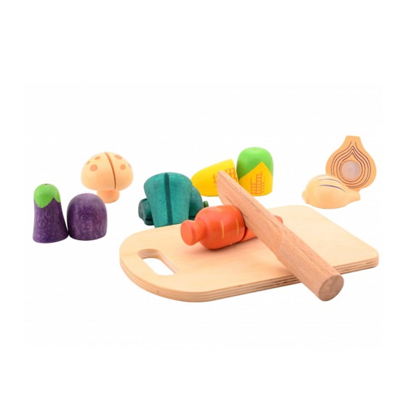 Joueco - Wooden cutting vegetables
