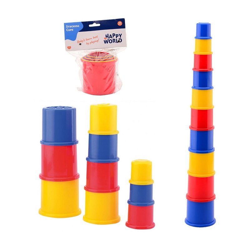 Johntoy 10 stacking cups