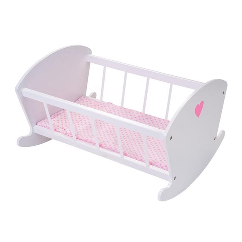 Angeltoys Wooden dolls bed