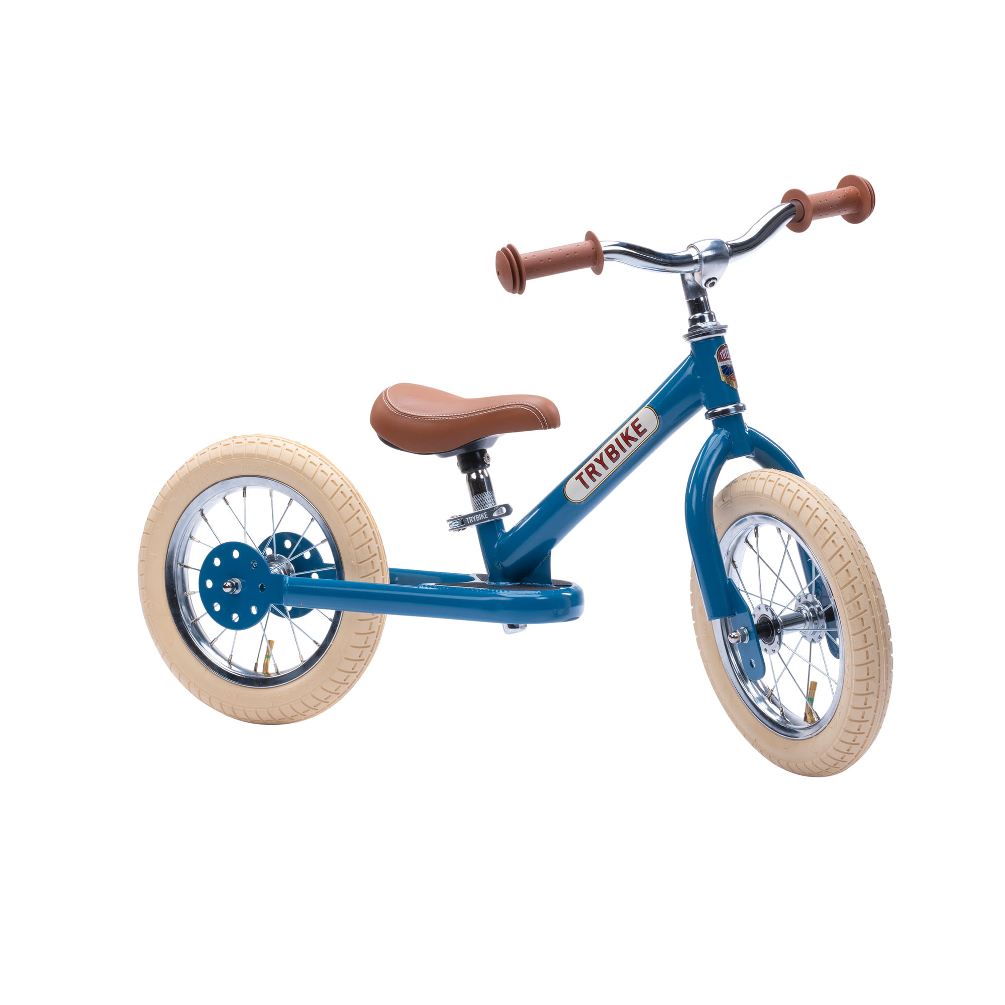 Trybike steel balance bike – Vintage blue