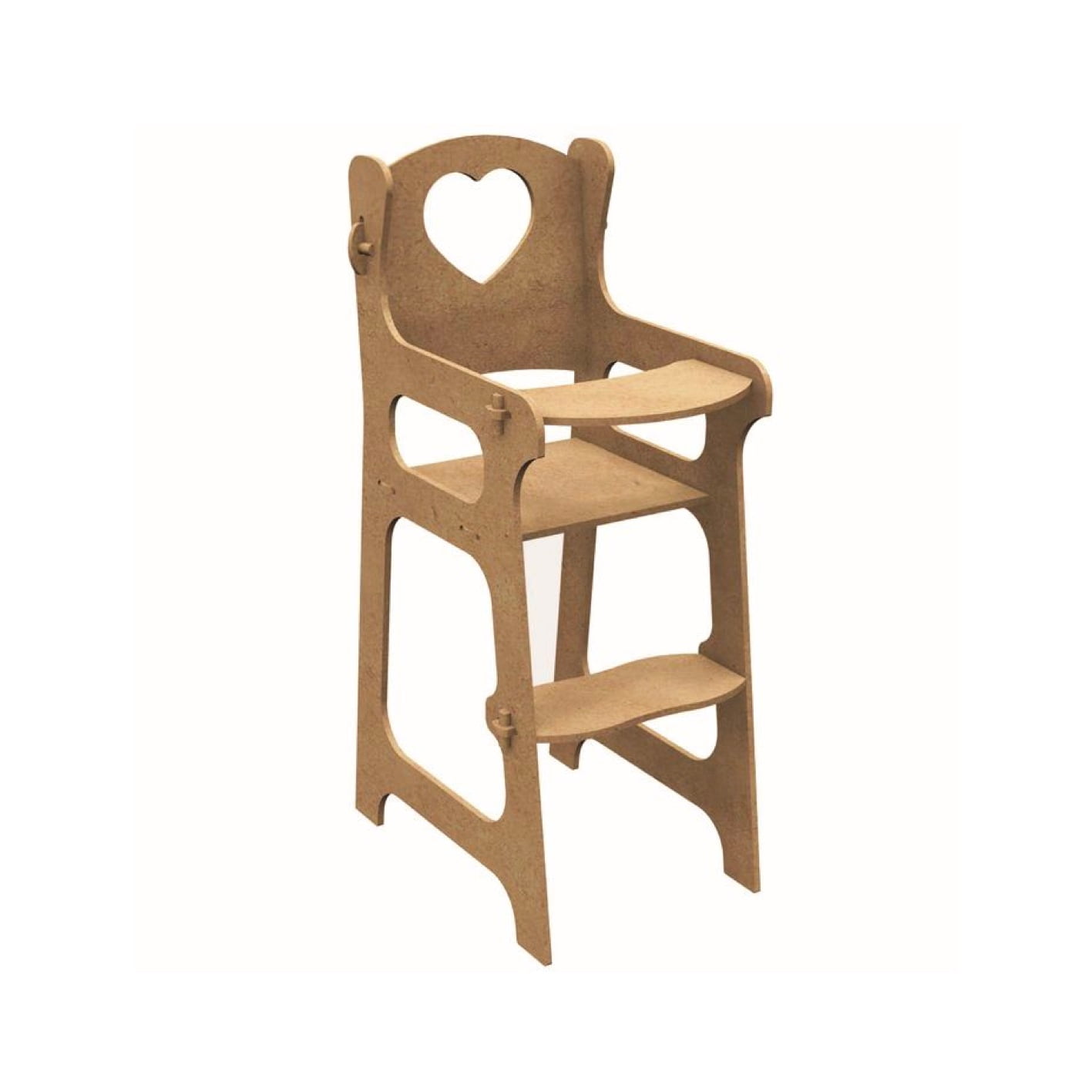 Komplekts salikšanai - Koka Leļļu krēsliņš