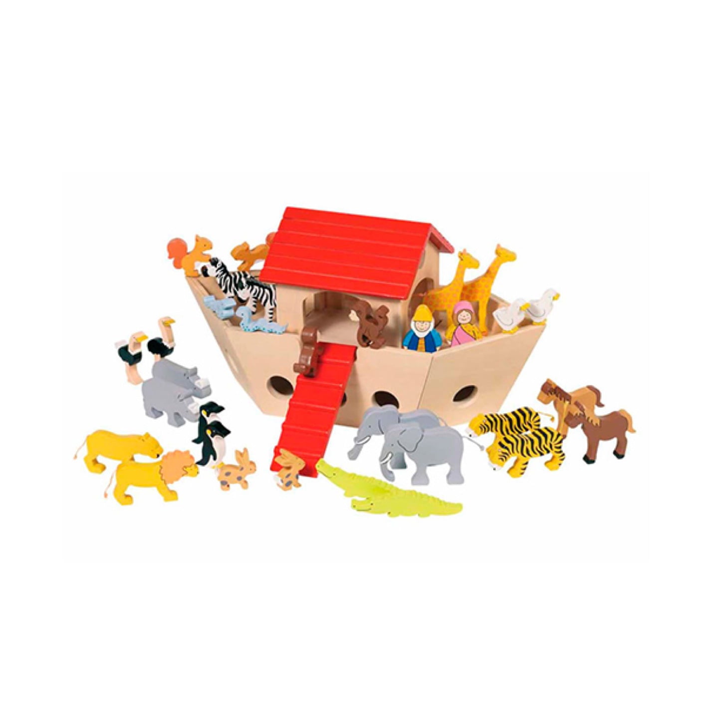 Noah's Ark with animals
