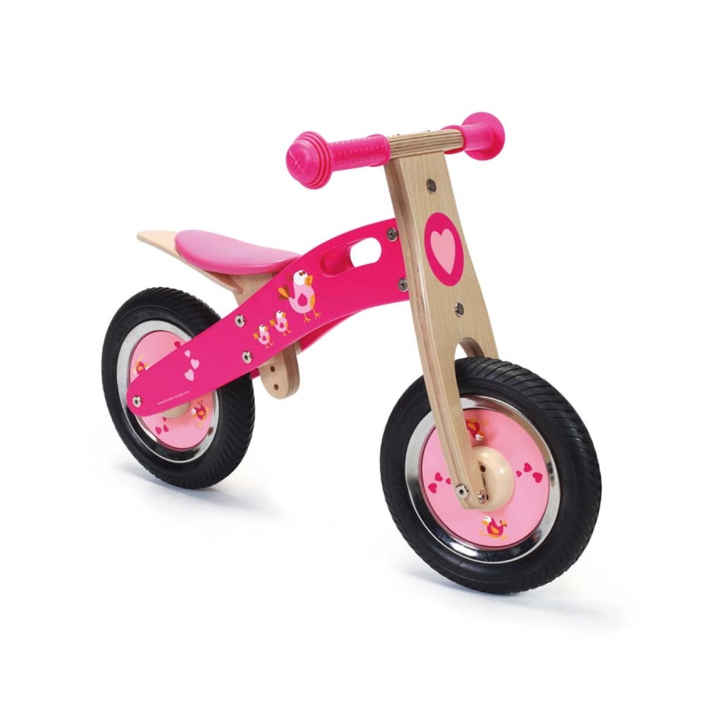 Scratch Велосипед бегунок - Розовый 2