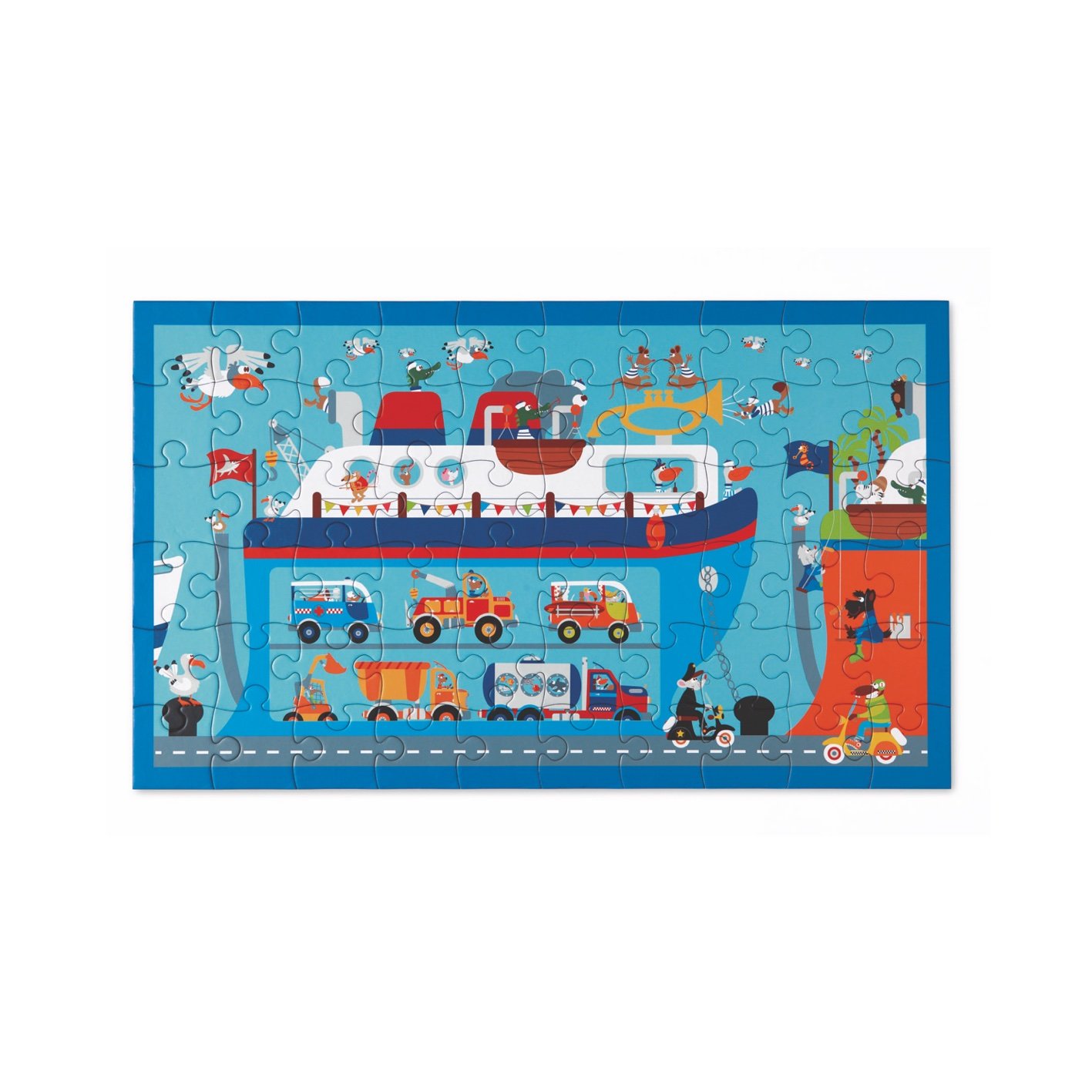 Scratch Puzzle - Ferry Boat 60 pcs.