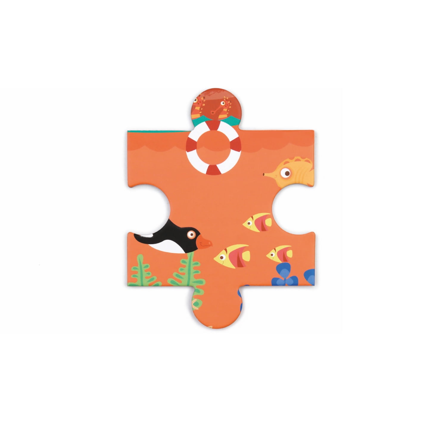 Scratch Puzzle - Pelican with catch 24 pcs.