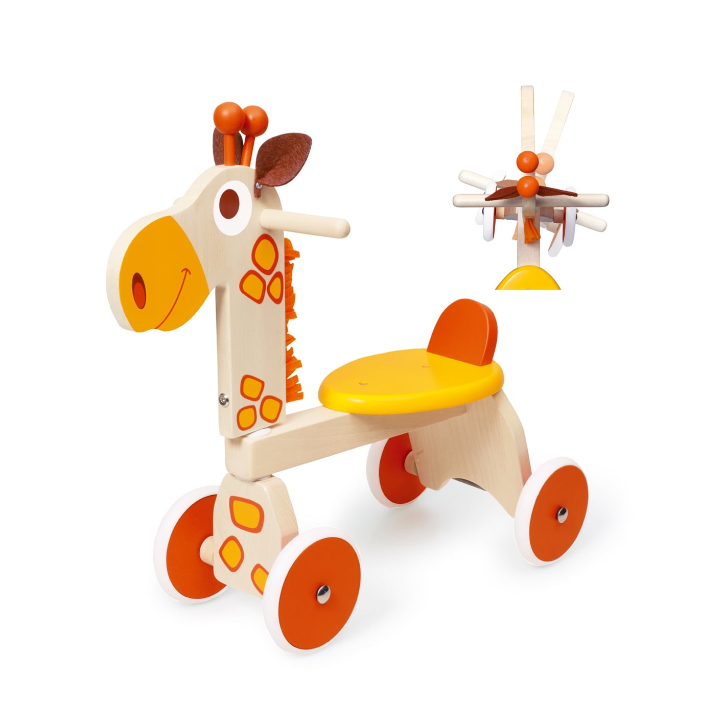 4-Wheel walker - Giraffe Jules